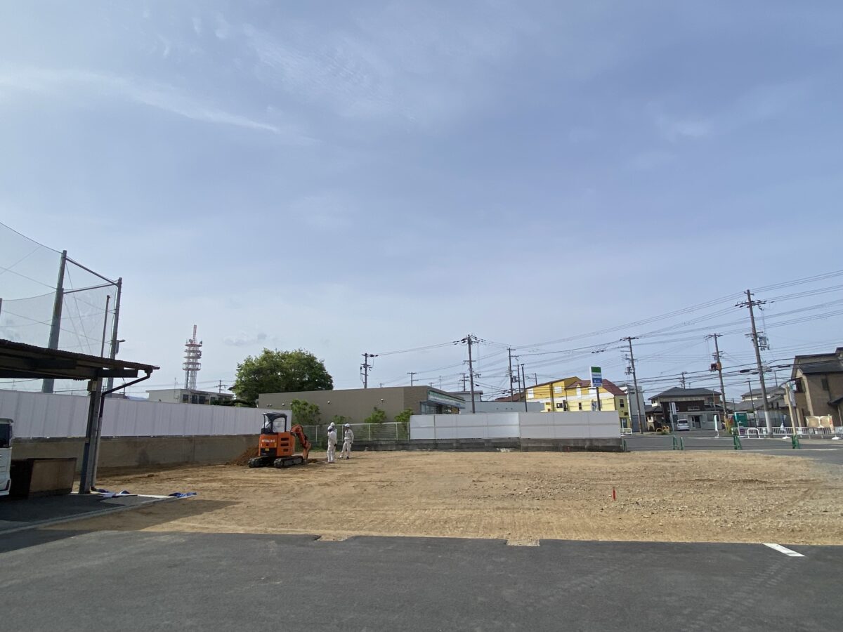 文化財試掘調査の様子