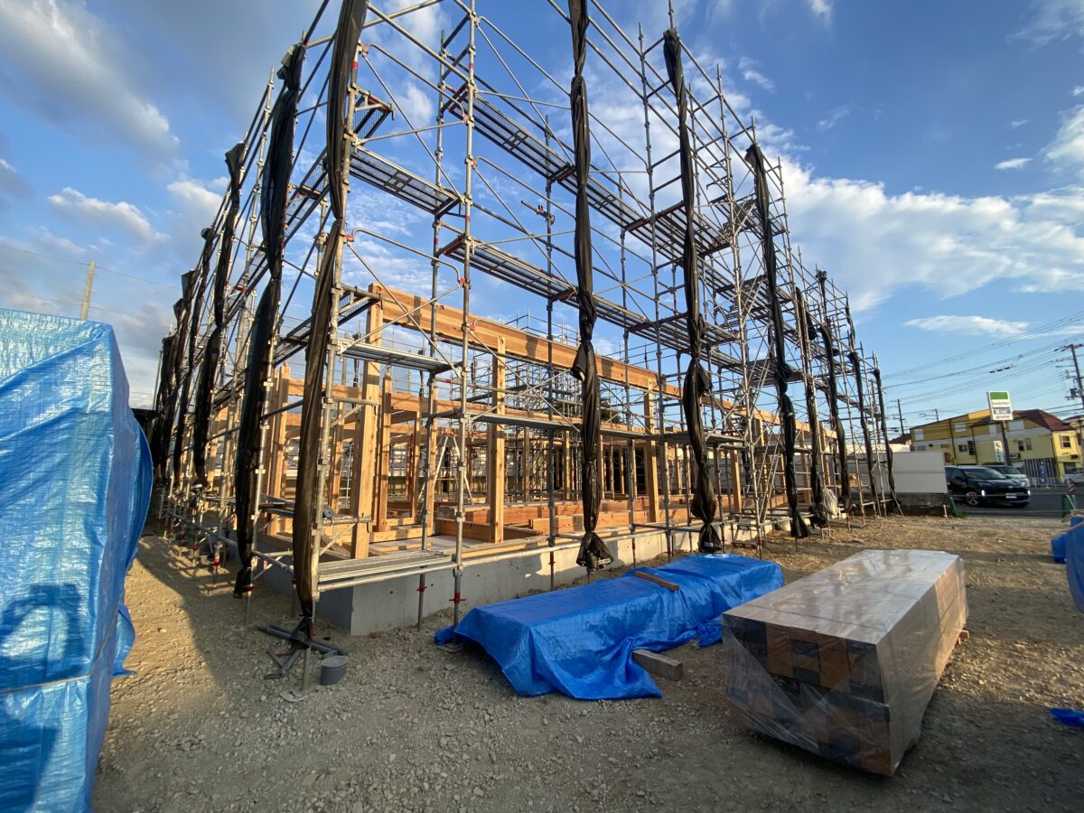 新社屋建設/建方の様子